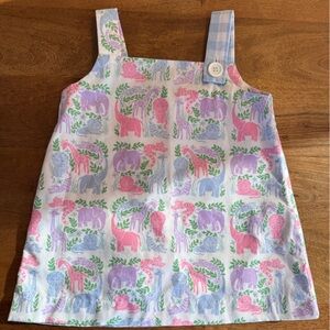 Beaufort bonnet Colorful Animal Print Dress